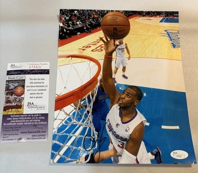 克里斯·保罗洛杉矶快船签名亲笔签名 8 x 10 照片 Jsa  — 第 1/4 张图片