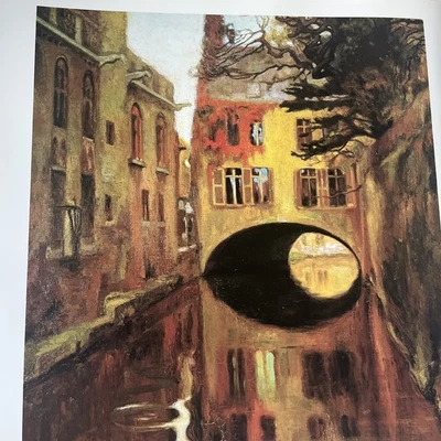 “House Over A Bridge” 1909 DIEGO RIVERA “Oil On Canvas In Museo Nacional MEXICO” - Image 1 of 2