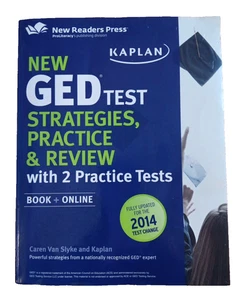 Kaplan New GED Test Strategies, Practice & Review W/ 2 Practice Tests 2014 - Imagen 1 de 2