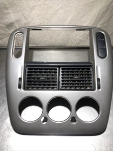 02–05 Ford Explorer Center Dash Radio Bezel Climate Trim Vents Silver Graphite - Picture 1 of 5
