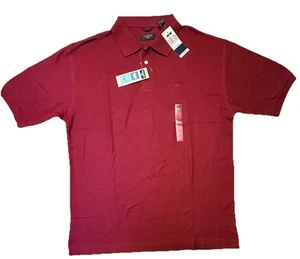 Dockers Brand Maroon Red Mens Size Large Polo / Golf Shirt - New With Tags - Picture 1 of 13
