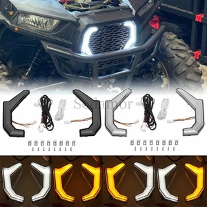 UTV Front LED Fang Accent Light Kit For Polaris RZR 4 900 2015-2020/RZR XP 1000 - Picture 1 of 26