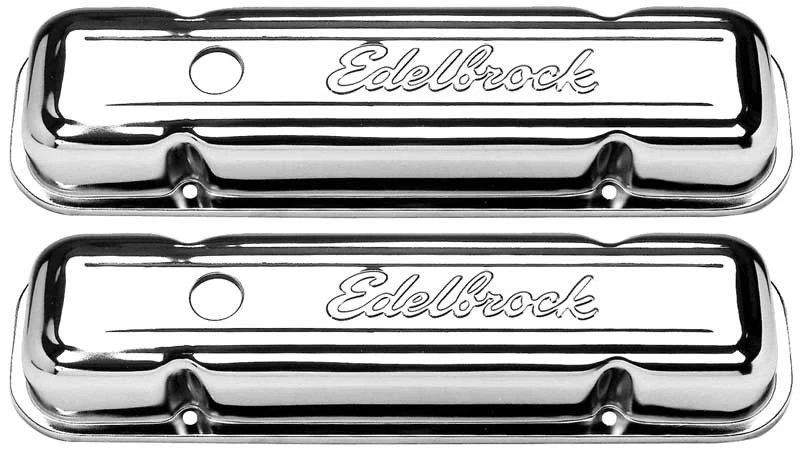 1967-79 301-455ci Pontiac; Capas de válvulas Signature Series; Sem defletores; Baixo - Imagem 1 de 1