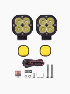 Universal HJG 4 LED Pair Foglight For Motorcycle - Foto 1 di 11