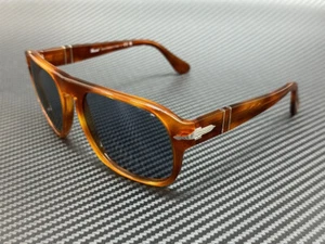 PERSOL PO3310S 96 56 Terra Di Siena Blu Unisex 54mm Occhiali da sole - Foto 1 di 5