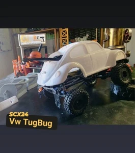 SCX24 VOLKSWAGEN 134mm-WB TUGBUG Retractable (R) TOW BOOM Axial 1:24 BUGGY KIT - Picture 1 of 24