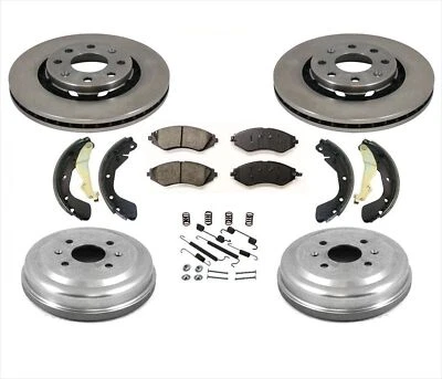 Rotors Brakes Drums Shoes Spring Kit for Chevrolet Aveo Fits Pontiac G3 07-11 - Image 1 of 4