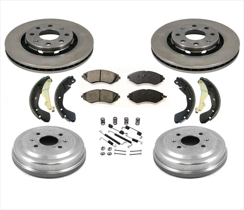 Rotores Frenos Tambores Zapatos Kit de Resorte para Chevrolet Aveo Se Adapta a Pontiac G3 07-11 Foto 1 de 4