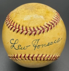 Lew Fonseca "1929 Batting Champion WS Narrator" Signed Autographed baseball PSA - Picture 1 of 9