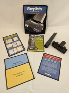 Simplicity Vacuum Cleaner Owner Manual & 2 Attachments - Picture 1 of 3