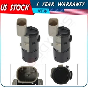 Sensor de estacionamiento de parachoques PDC 2 piezas para BMW 540i 740i 750i 760Li 760i negro - Imagen 1 de 12