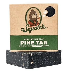 Dr. Squatch Natural Bar Soap, Pine Tar, 5 oz - Picture 1 of 8
