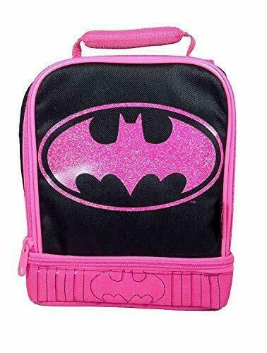 Termo Batman Batgirl Rosa Logo Doble Suave Fiambrera Foto 1 de 1