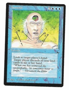 Magic the Gathering ~ MTG ~ 1x Amnesia ~ MP ~ THE DARK - Bild 1 von 2