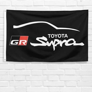 Bandera GR Supra 3x5 ft JDM Car Racing Show Gazoo TRD Garaje Pared Banner - Imagen 1 de 12