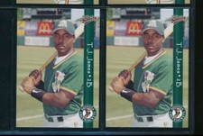 Lot (2) 1999 Multi-Ad #14 T.J. James Augusta GreenJackets (CE30) SWSW6  