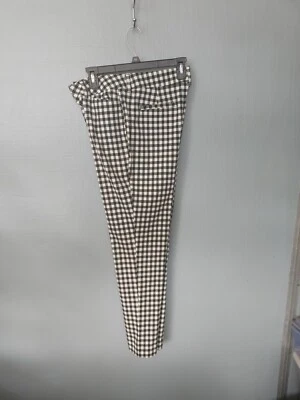 Faded Glory Black/ White Checkered Dress Pants 10 - Image 1 of 4