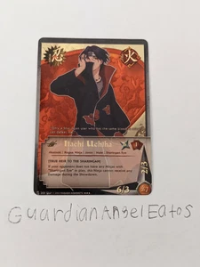 Naruto TCG CCG Itachi Uchiha Card Super Rare English Lightly Played Foil Set 5 - Picture 1 of 3