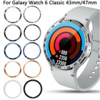 Für Samsung Galaxy Watch 6 Classic 43 47mm Metall Lünette Ring Schutzhülle Case