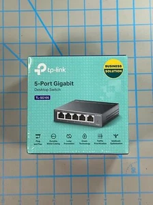 tp-link 5-port Gigabit Desktop switch TL-SG105 Small Home Office Electronics - Picture 1 of 6