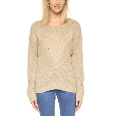 Suéter Tejido Grueso WILDFOX Weekday Talla M Beige Suave Cuello Redondo Foto 1 de 4