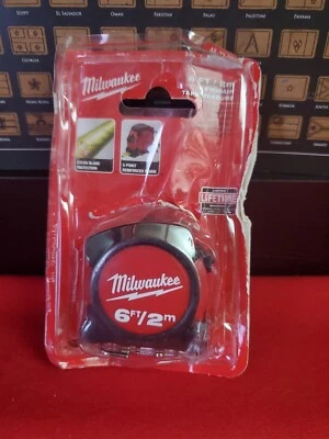 Milwaukee - 48-22-5506c - 6 ft. Keychain Tape Measure Free Shipping - Image 1 of 4