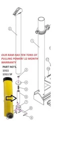 Grabber WINNER SERIES Frame Machine Tower Ram 10 ton PART NO 1311  SF HI QUALITY - Picture 1 of 1