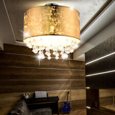 Kronleuchter Deckenlampe Deckenleuchte Esszimmerlampe Kristalllampe Gold-Design