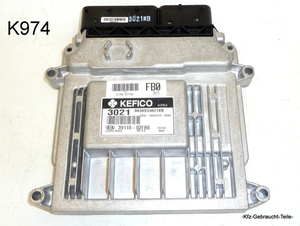 Centralina motore Kia Picanto BA 2004-2011 39110-02FB0 - Immagine 1 di 1