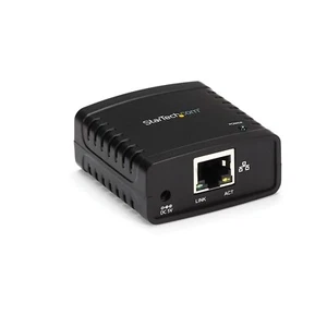 Startech PM1115U2 10/100Mbps Ethernet to USB 2.0 Network LPR Print Server - Picture 1 of 3