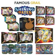Pokemon Shining Fates Boosters Tin V Boxes Pins Elite Trainer Box - NEW & SEALED