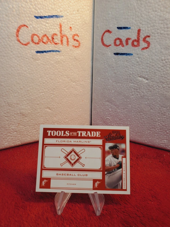 2004 Absolute TOOLS OF THE TRADE #/200 Dontrelle Willis Florida Marlins - Image 1 of 3