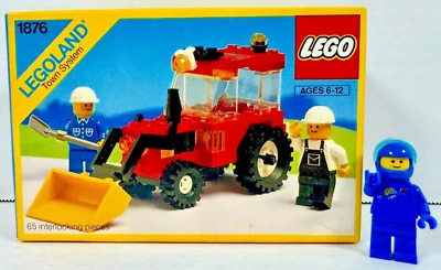 LEGO (1876) Legoland Town System: Soil Scooper New Sealed Retired(Vintage 1990)  - Image 1 of 4