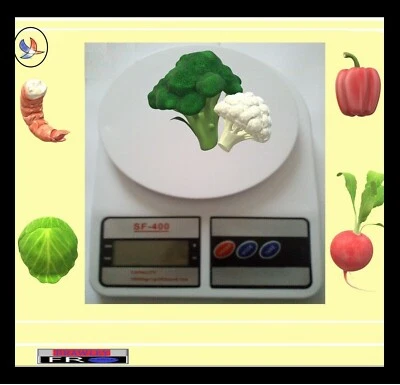 ELECTRONIC KITCHEN SCALE ISOTRADE IMPORTED balance de cuisine SF-400 ecran lcd 7kg max 3 Touches integrés