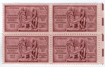 Scott #1020 Louisiana Purchase Block of 4 Stamps - MNH - Image 1 of 2
