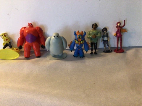 Lot of 7 Disney Pixar Big Hero 6 Figures Cover