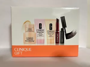 Clinique Hautpflege Make-up 6-teilig Proben Reisegröße Geschenkset weiß/orange Box - Bild 1 von 3