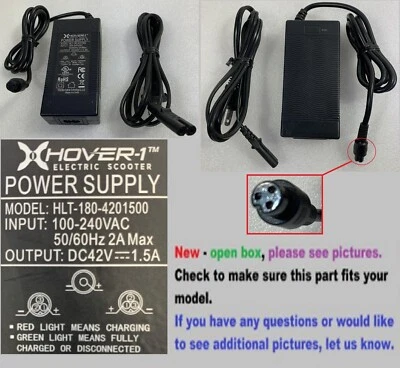 FUENTE DE ALIMENTACIÓN SCOOTER ELÉCTRICO XHOVER-1 MODELO: HLT-180-4201500 42V 🔴 CAJA ABIERTA Foto 1 de 4