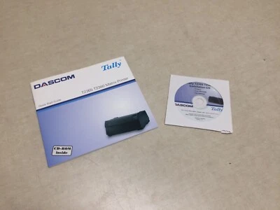 Dascom Tally T2365  T2380 Manual Quick Start Guide Matrix Printer CD Book Parts - Image 1 of 4