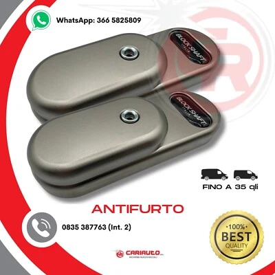 Antifurto Portellone Per Furgoni Max 35qli Kit 2 Lucchetti 3 Chiavi Gatelock Van - Immagine 1 di 4