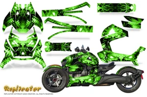 CAN-AM BRP RYKER 2019-2023 KIT DE GRÁFICOS CREATORX CALCOMANÍAS REPLICADOR VERDE - Imagen 1 de 1