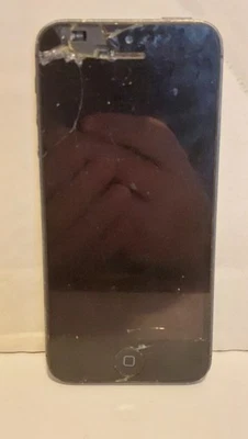 Apple iPhone 5 A1429 Black Damaged Screen Does Not Turn On For Parts Or Repair - Image 1 of 4