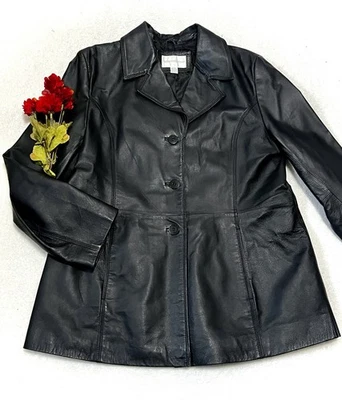 Worthington Genuine Leather Blazer Jacket - Size XL - Image 1 of 4