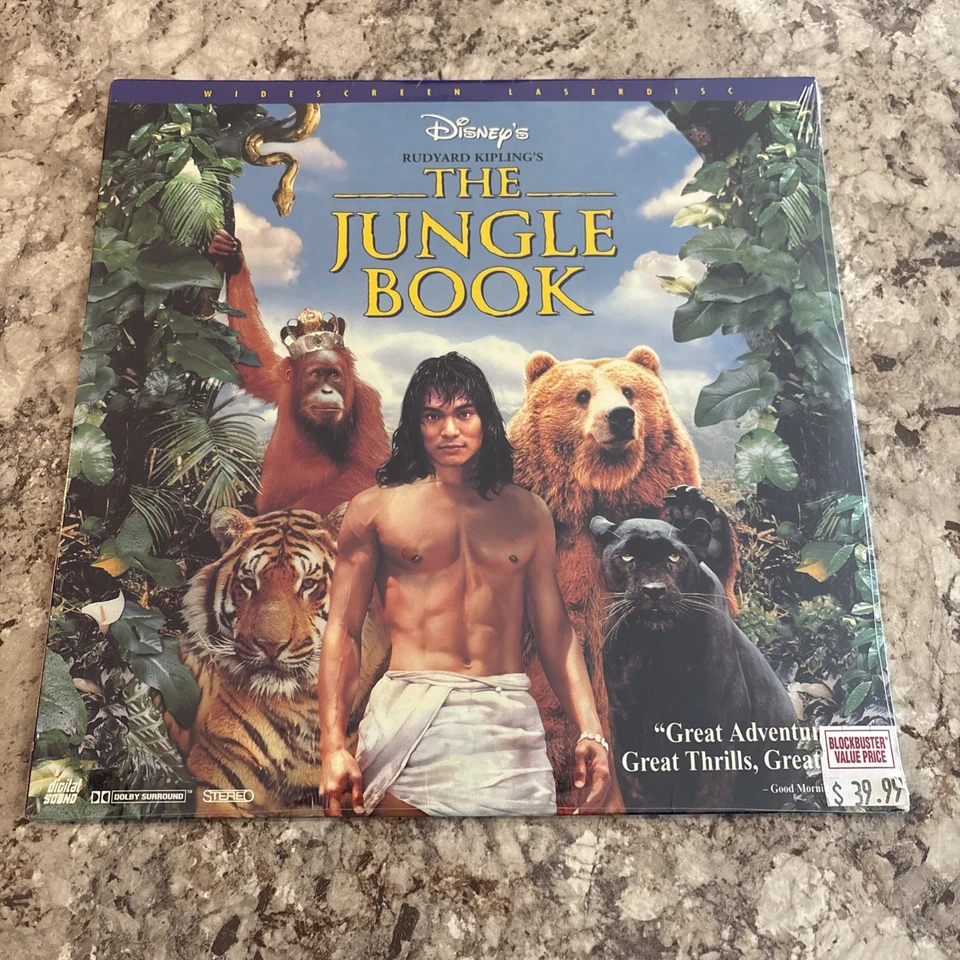 Disney’s The Jungle Book (Laserdisc, 1995) Rudyard Kipling NEW SEALED - Image 1 of 4