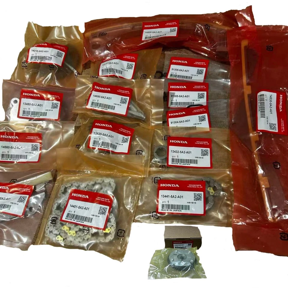 Kit de cadena de distribución genuina 16 piezas para Honda Accord K24 Acura ILX 2013-2017 Foto 1 de 4
