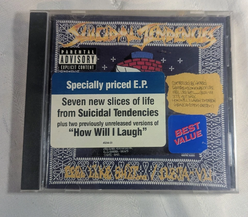 Suicidal Tendencies - Controlled by Hate/Feel Like Shit/Deja Vu - CD - 1989 Foto 1 de 3