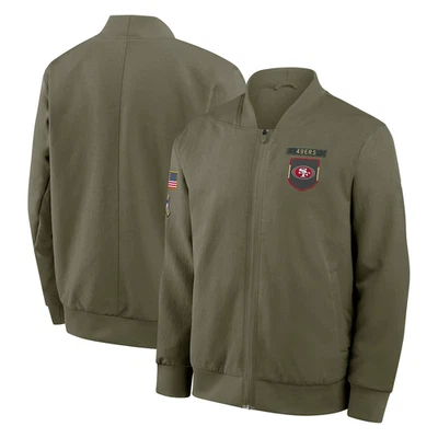San Francisco 2025 Salute to Service Sideline Therma Sudadera Cremallera Chaqueta Abrigo Foto 1 de 4