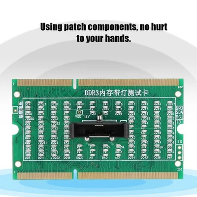 DDR3 SO-DIMM Analyzer Diagnostic Tester Post Test Card For PC Laptop Desktop - Image 1 of 4