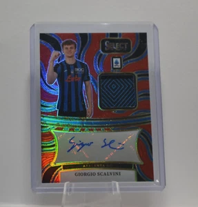 24/25 Select Serie A Giorgio Scalvini Red Auto/Mem Atalanta - Picture 1 of 2