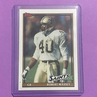 1991 Topps - Robert Massey #314 New Orleans Saints - Image 1 of 2